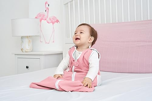 Miniatura 4 de TWINOR Breathable Reduce Suffocation Risk Baby Wearable Blanket, Sleeping Bag with 2-Way Zipper, Tog 0.5 Soft Sack