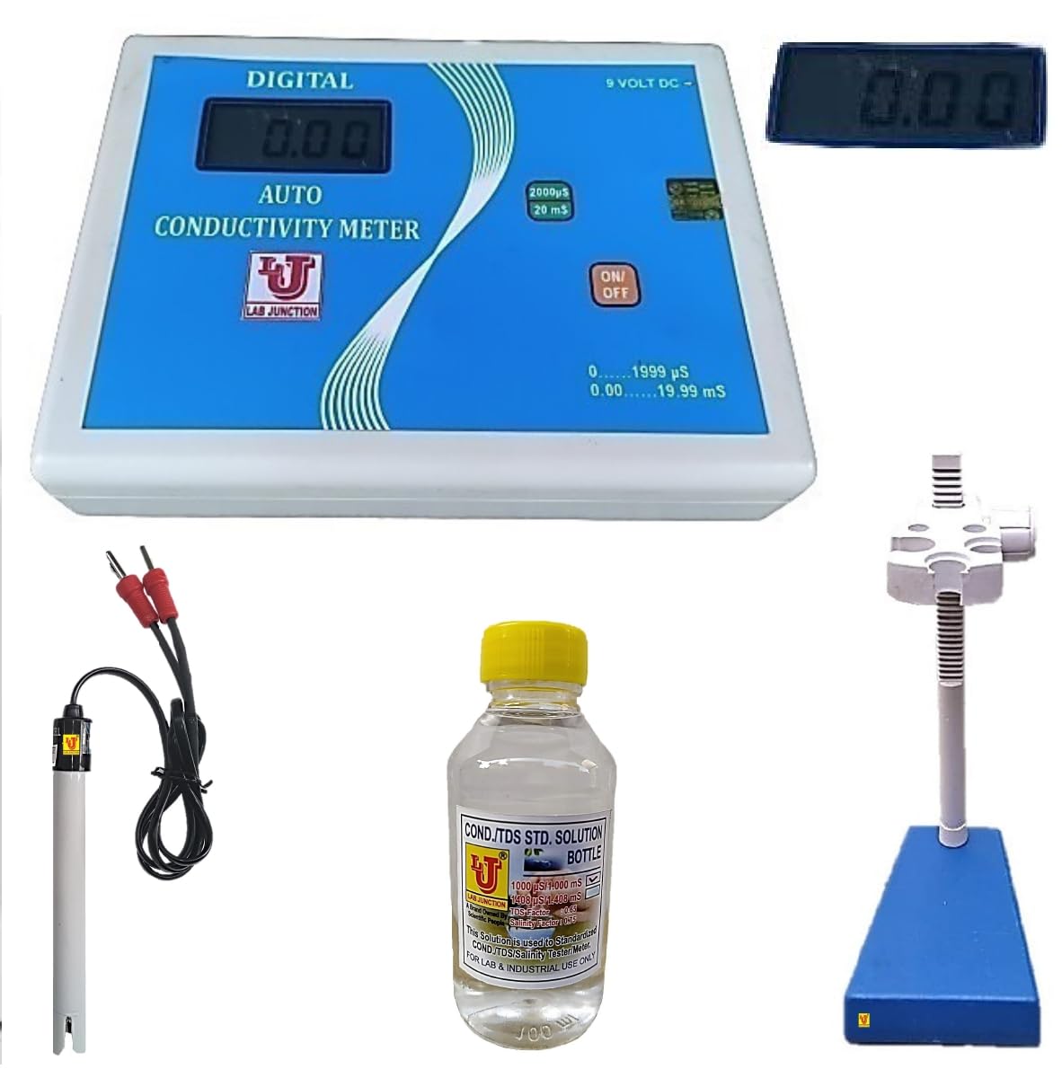 Lab Junction Conductivity Meter Auto Conductivity Meter Range 0 to 2000 uS and 0 to 20 mS LJ-604 as per Quality Standards (B0B5SVSJK1) Amazon Price History, Amazon Price Tracker