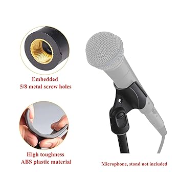 SHURE SM57 SM58 2本 マイクホルダー Amazon | Frgyee デスクマイクスタンド 調節可能なテーブル