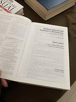 Oxford advanced learner's dictionary of… Oxford Advanced Learner's Dictionary 6E: Varios Autores