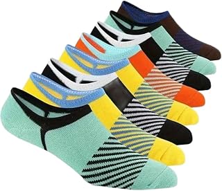 NOIRSTEP Loafer No-Show Socks, Cotton, Breathable, Odour-Free, Multicolour, Free Size, 5 Pairs, for Gym, Running & Office ... Price In India