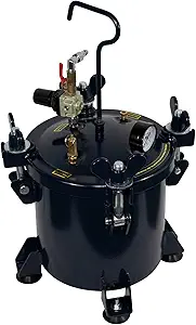 California Air Tools 255C 2.5 Gallon Pressure Pot for Epoxy Resin Casting, Coated Steel Tank, Portable, Blue
