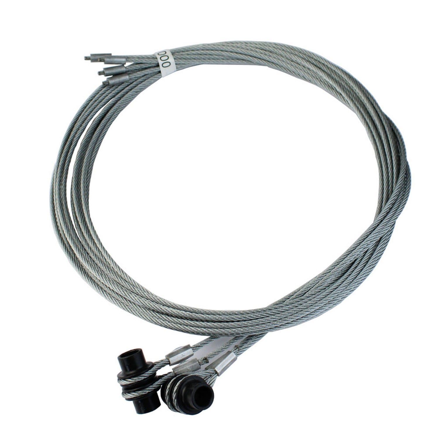 Hörmann Drahtseile Beschlag Z (Größe: 3 mm, Länge 2865 cm, aus hochwertigem Stahl, mit Seilaufnahme, langlebig und robust, für Garagentore) 3064353