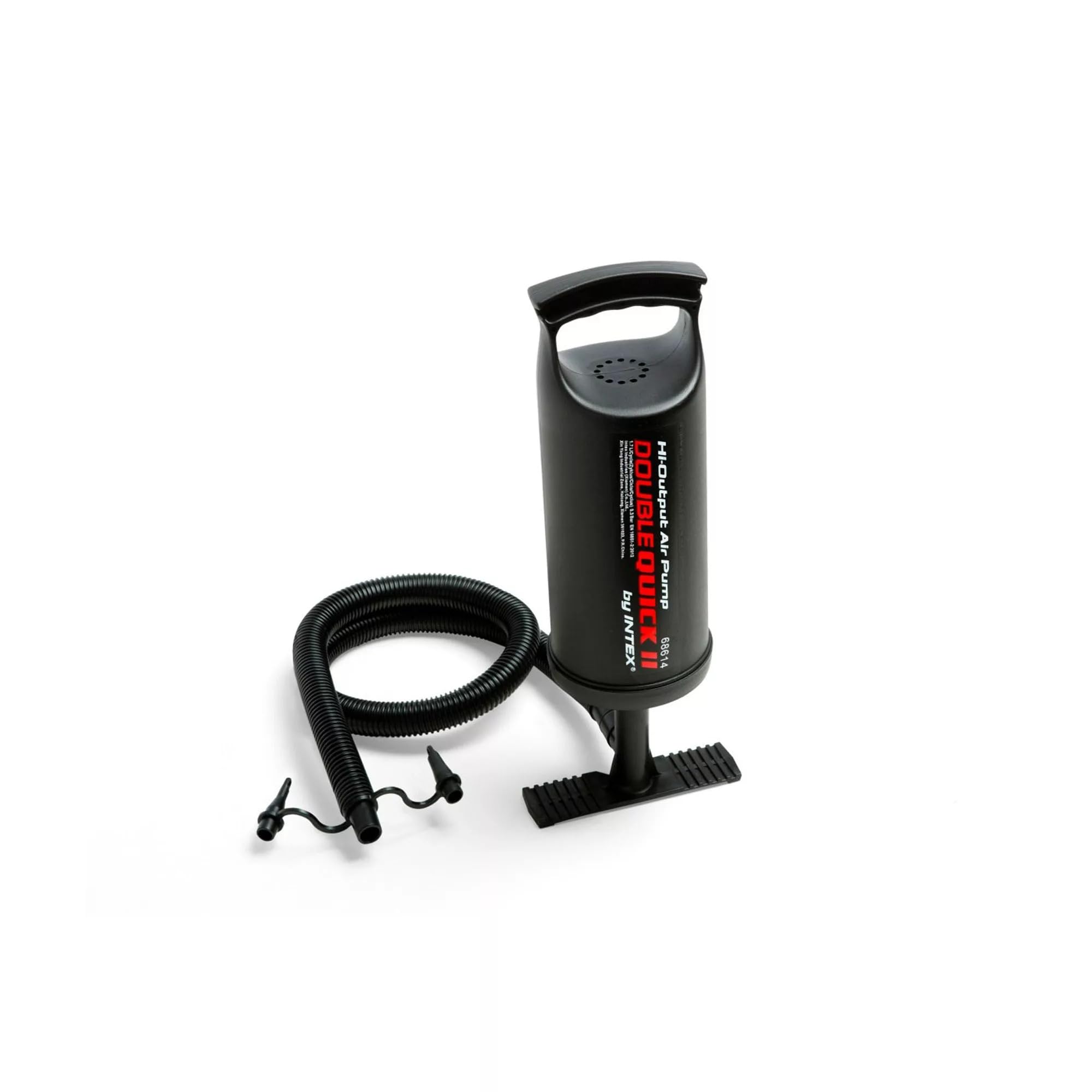 Intex Double Quick Hand Pump, Air Pump for Inflatables (Black, Pack of 1)-image-1