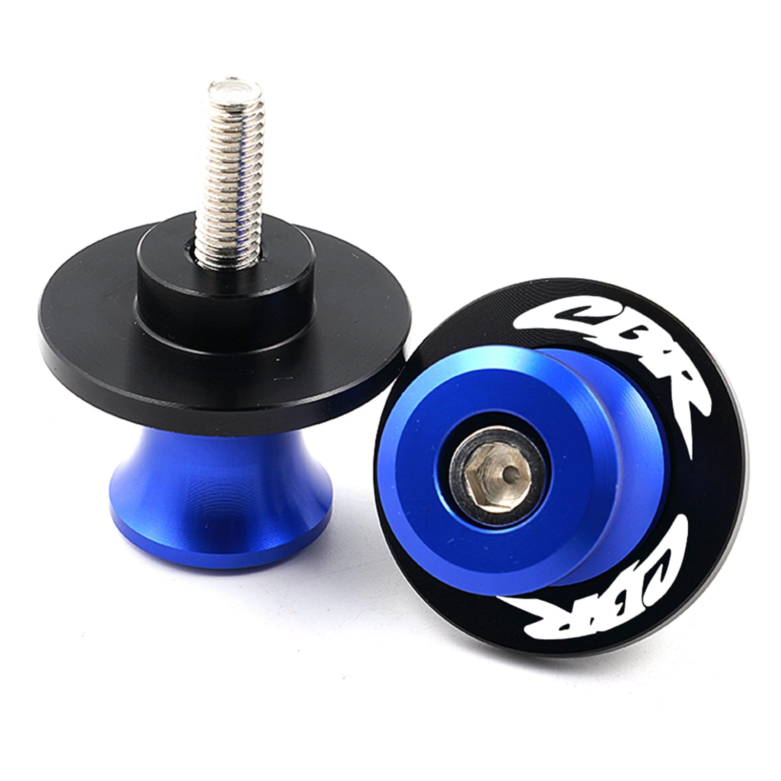 8mm Nottolini Per CBR600RR CBR1000RR CBR 600 900 1000 RR CBR 900 RR 954 RR 250R Accessori Moto Vite per Cavalletto M8 Bobine Forcellone Oscillante (Blu)