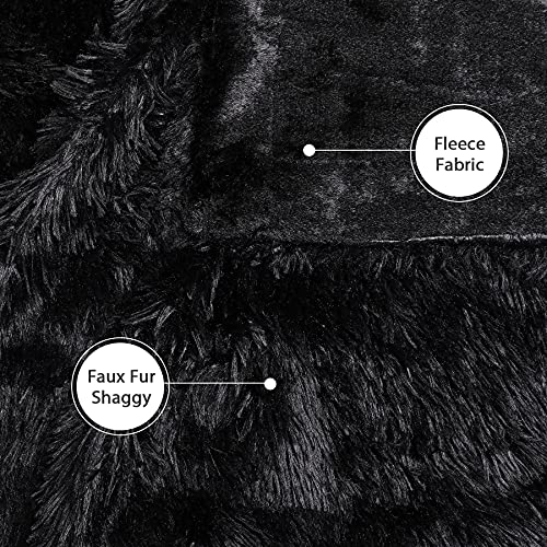 image for Tuddrom Decorative Extra Soft Faux Fur Throw Blanket 50