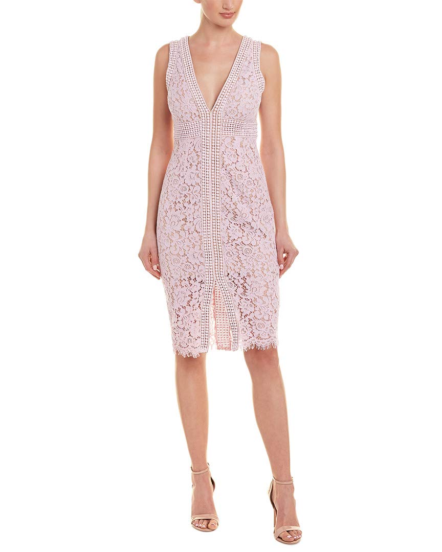 lace cup slip dress Silk Route Brown Lace Cup Mini Dress main image 1