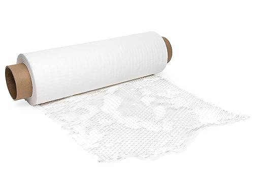 IDL Packaging Rollo de repuesto de 15.25 pulgadas x 300 pies (paquete de 1) para estación de papel de embalaje de panal HexcelWrap MP-300W, blanco,