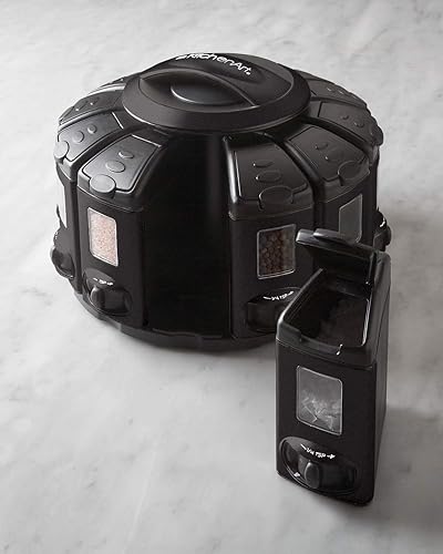 Miniatura 6 de Kitchen Art Select-A-Spice Auto-Measure Pro Carrusel de 12 compartimentos color negro 95 x 95 x 65 pulgadas