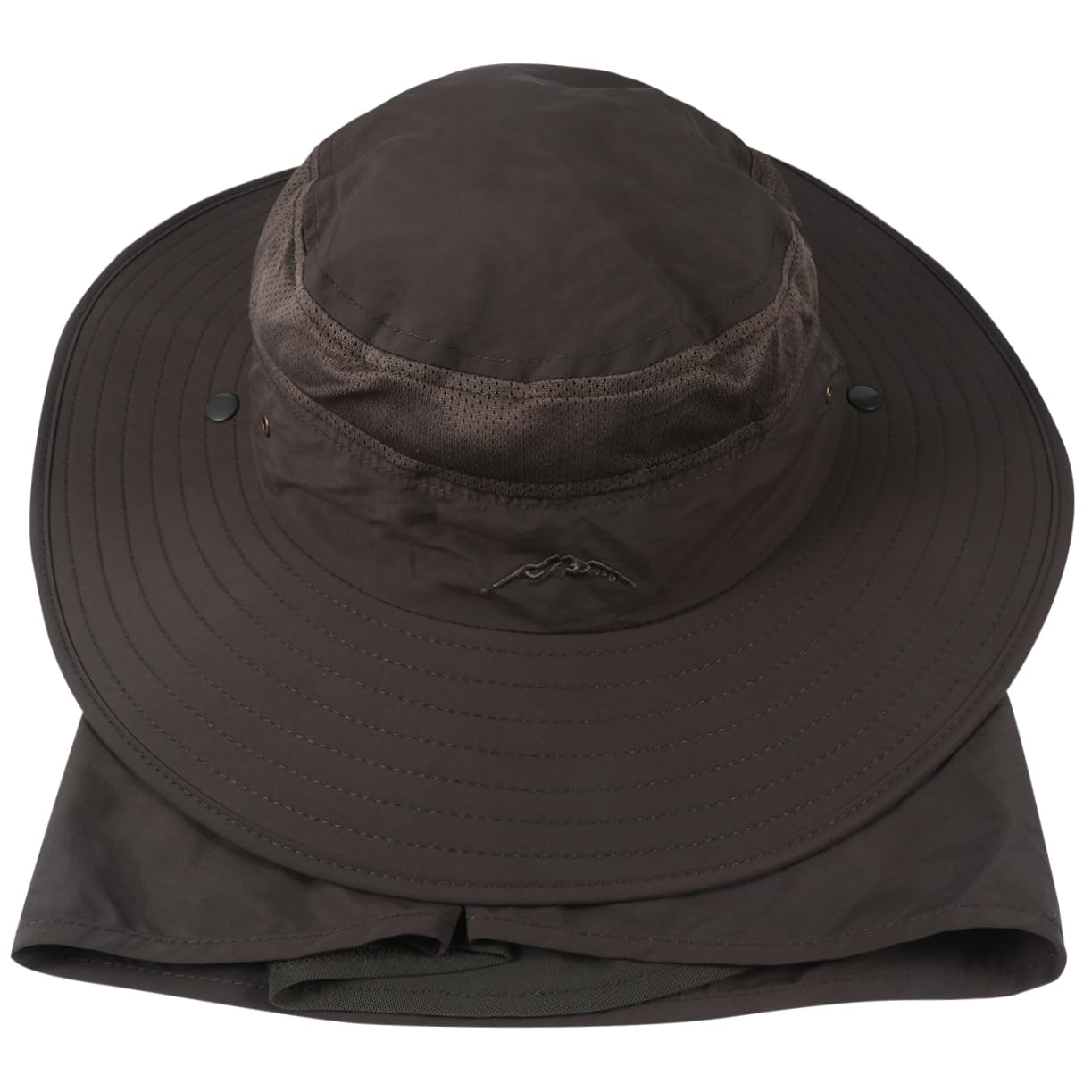 Cappello da Pescatore Anti-uv Verde in Nailon per Pesca e Trekking