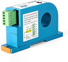 Current Sensing Switch DC 0-50A Current Sensor Control Switch Adjustable Current Sensing Switch 1NO+1NC Rail Mount D360