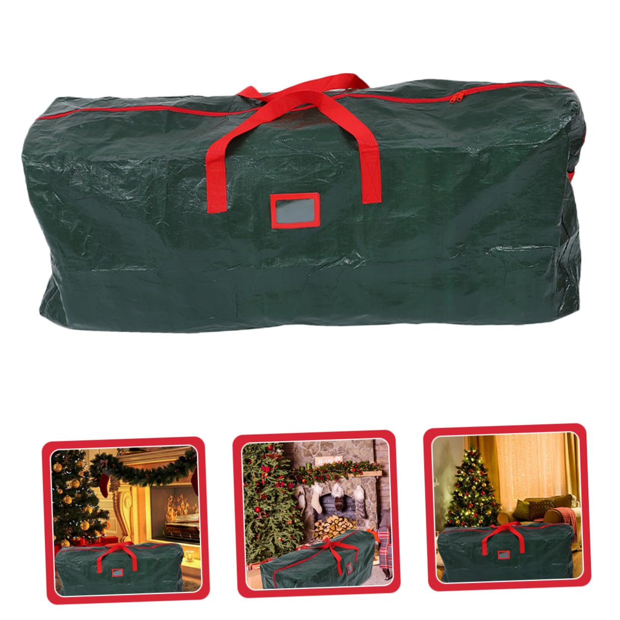 Alipis Bolsa para Árbol de Navidad con Cremallera y Asas Bolsa de Almacenamiento para Árbol de Navidad para Guardar y Proteger el Hogar