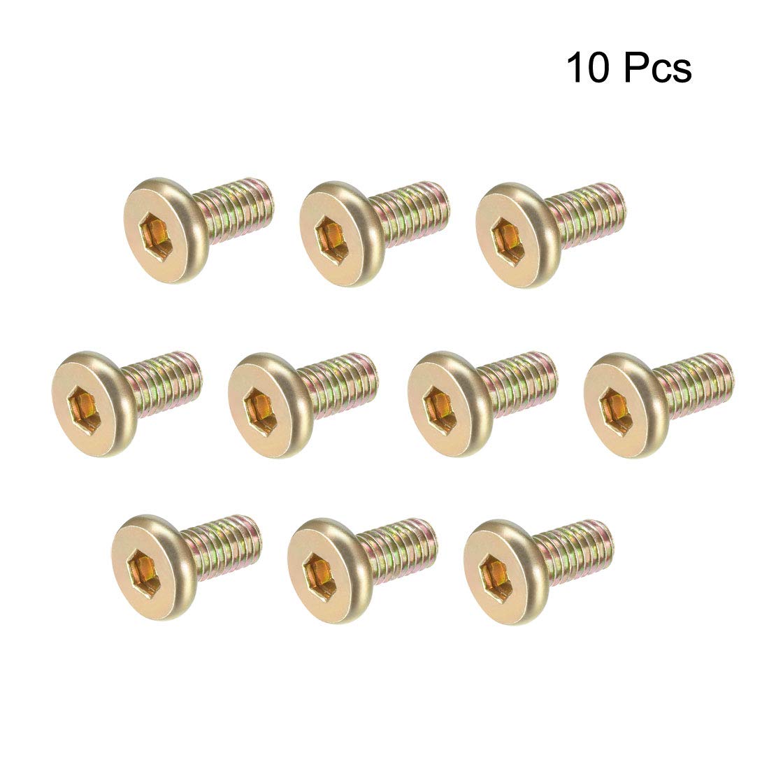 Amazon.com: uxcell M6x12mm Furniture Screw Hex Socket Machine
