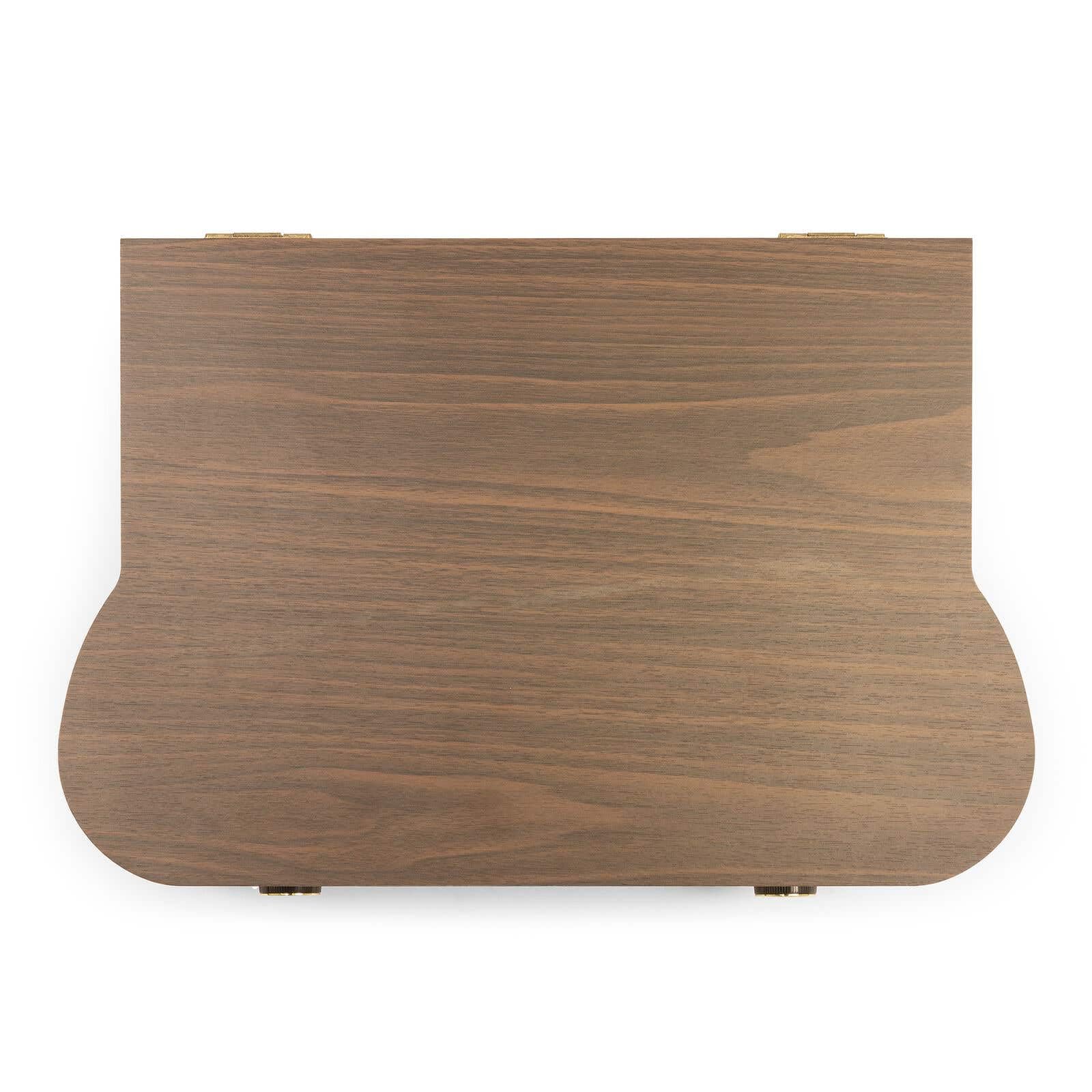 Fenton Memphis - Tocadiscos con Bluetooth y Dab+ Acabado marrón Oscuro