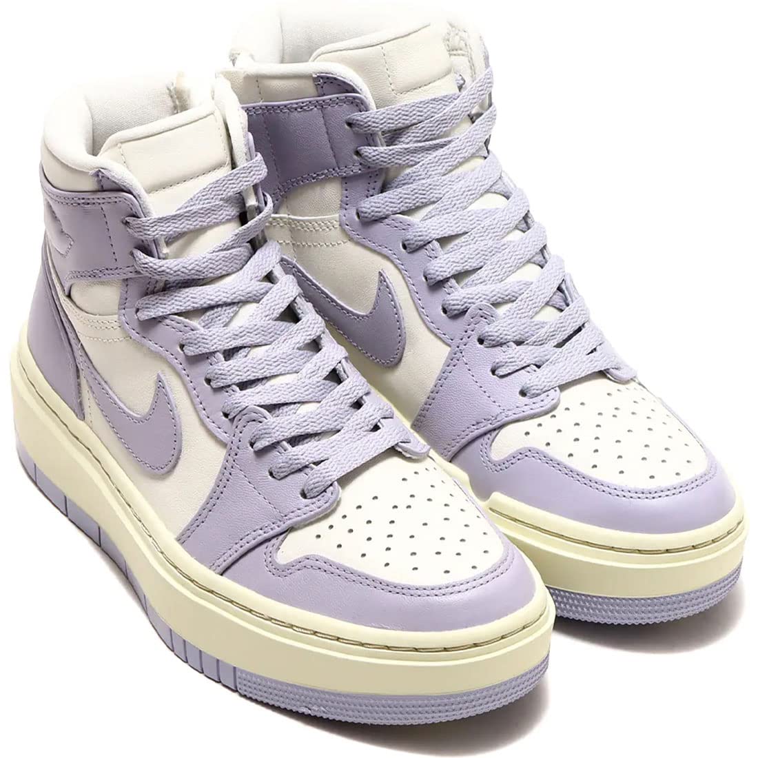 NIKE エアジョーダン1 エレベート チタニウム ダークスモークグレー 25 国内7月4日発売予定】 ナイキ ウィメンズ エア ジョーダン 1
