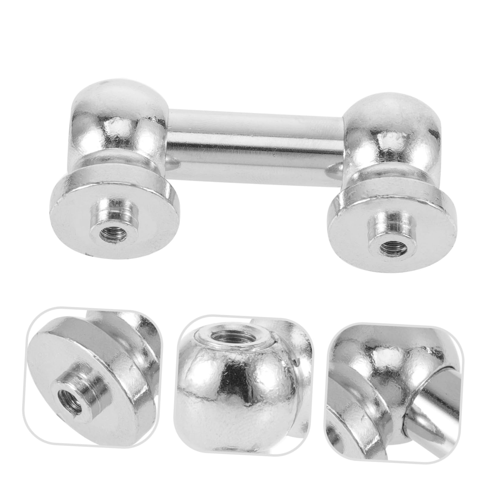 Toddmomy Drum Rod Connector Instruments Drum Tom Ball Joint Drum Supplies Drum Hardware Tom Drum Ball Joint Drum Tom Accessories Snare Drum Accessories Drum Tom Supplies Silver Metal