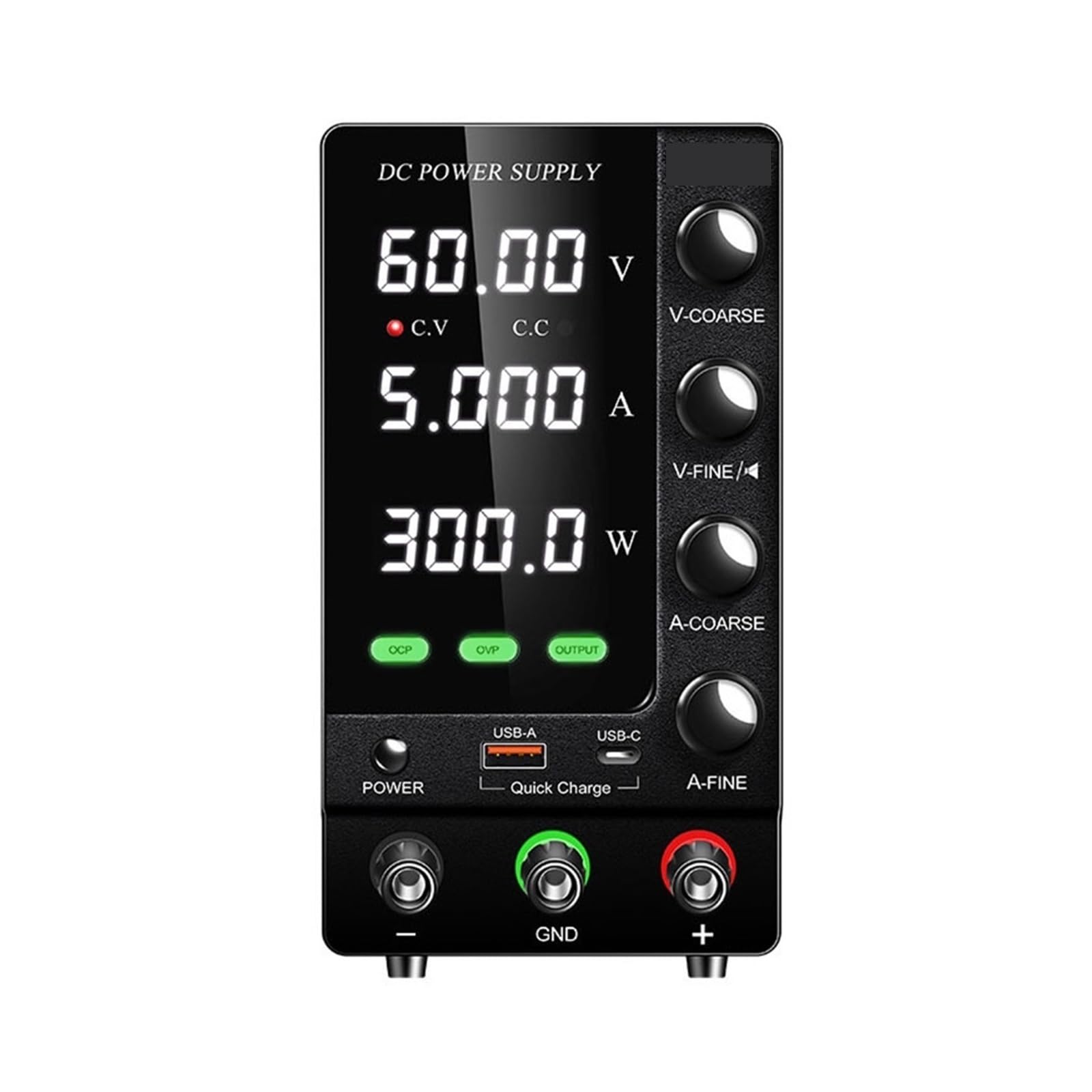 Fuente de alimentación variable, Fuente De Alimentación OVP OCP DC 30V 10A, Modelo Mejorado Con Interruptor SALIDA, 12V 24V 60V 120V, Regulador Corriente Voltaje Ajustable(SPS-C3010S 30V10A)