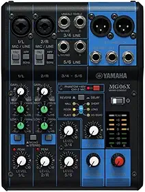 Mesa de Som Analógica MG 06X Yamaha