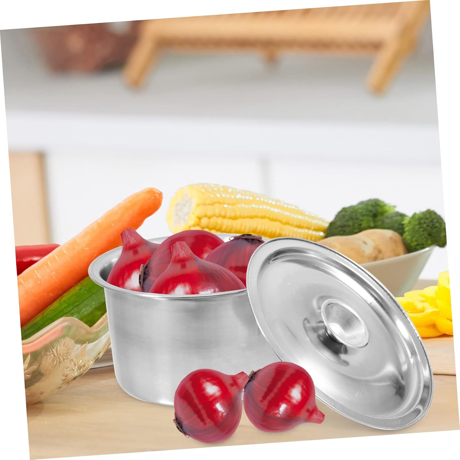 BESPORTBLE Stainless Steel Spice Jar with Lid Multi-Functional Condiment Canister for Kitchen Heavy-Duty Storage Pot for Sauces and Seasonings for Home and Commercial Use image 3
