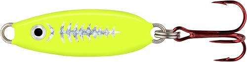 Northland - Señuelo de pesca de forraje y minnow para pesca en hielo, para Walleye, Crappie, Bluegill, trucha y más, Super Glo Exo Chartreuse, 132