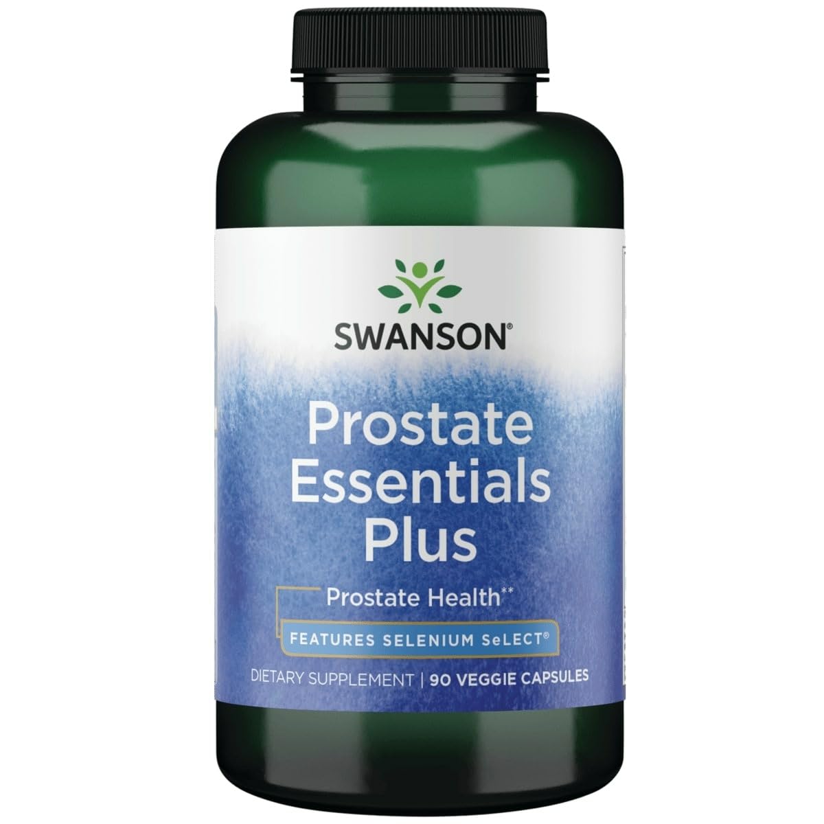 Swanson Prostate Essentials Plus Herbal Supplement, 90 Veggie Capsules 90 Count (Pack of 1)