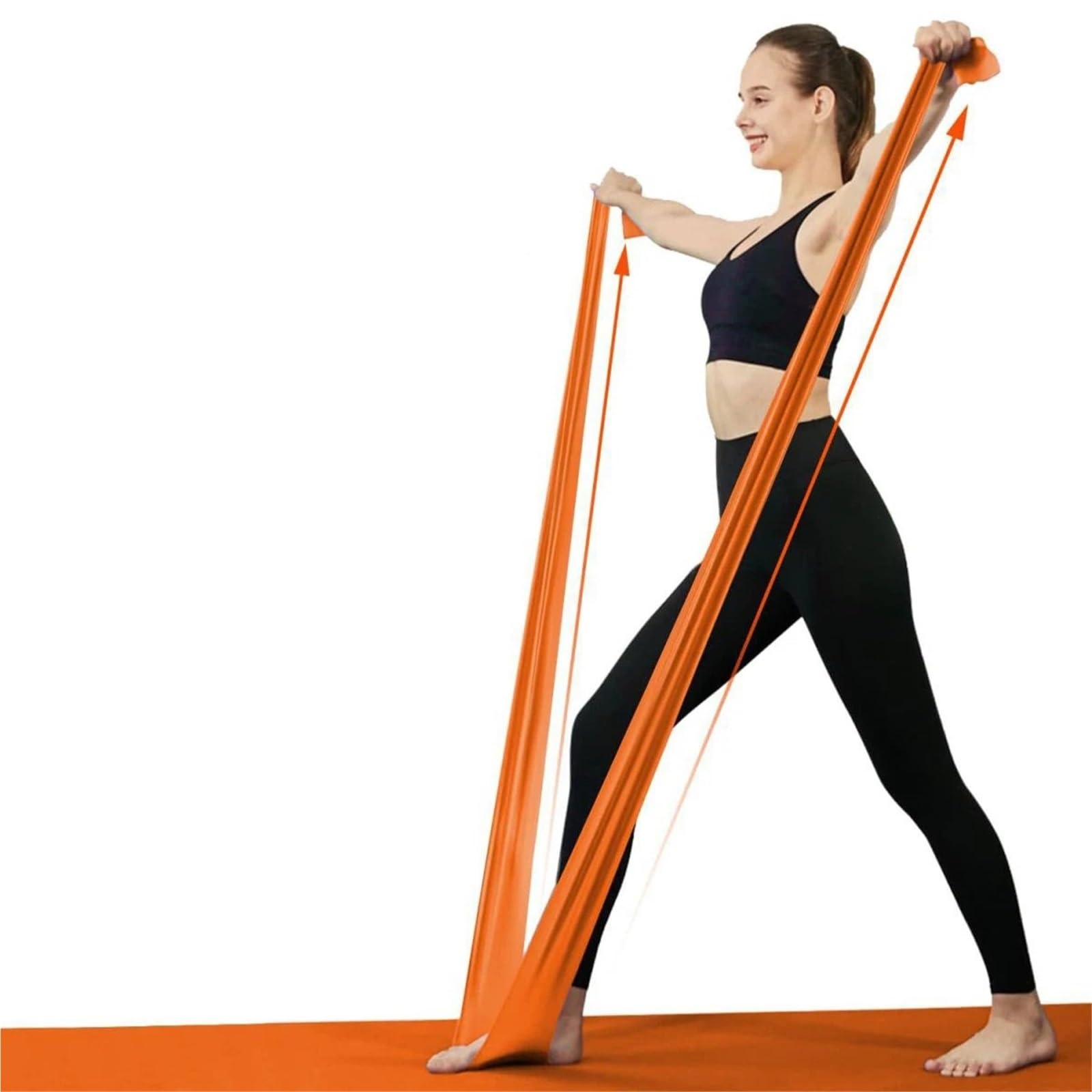 Fasce elastiche for esercizi di resistenza, yoga e pilates, for forza a casa per Allenamento
