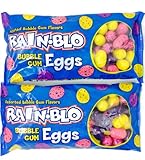 Rain-blo Bubble Gum Easter Eggs 10 Ounce Pack of 2