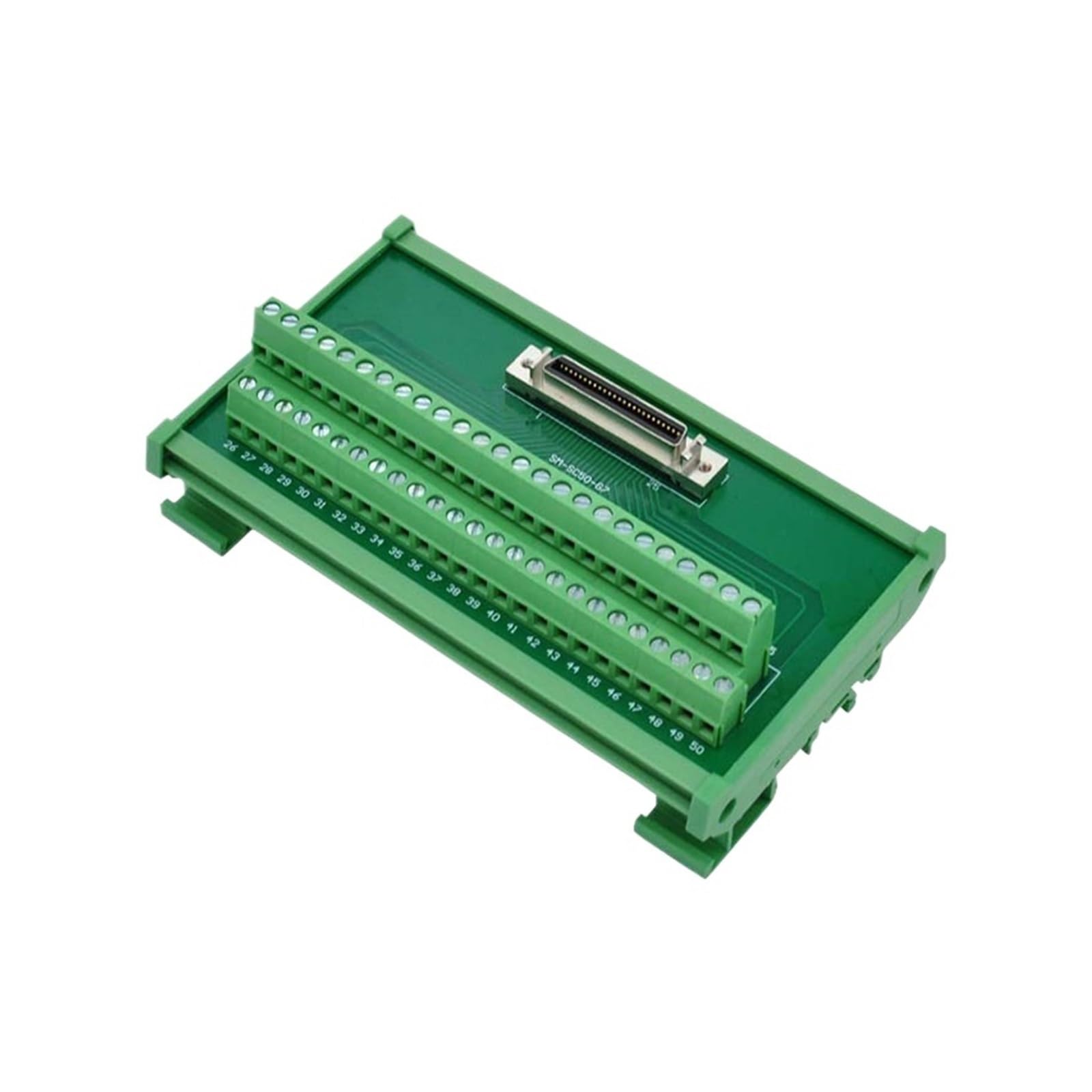 HEXEH Bornier à vis Servo SCSI 50 pôles, plaque d'adaptation for répartiteur MDR50, bornier SM-SC50-G7