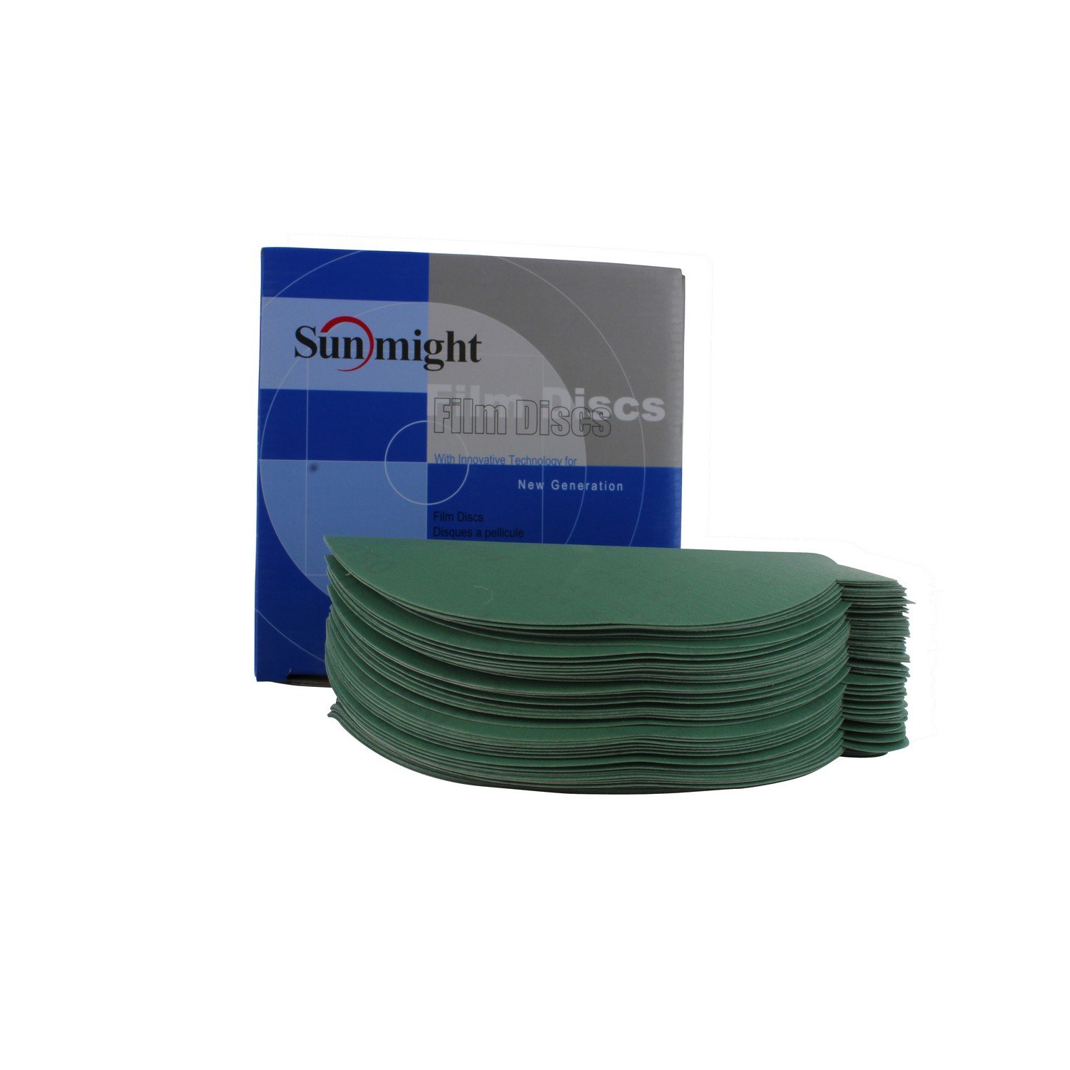 Sunmight 01314 6" 320 Grit No Hole PSA Film Sanding Discs (100 Pieces)