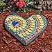 MindWare 13818688 Paint Your Own Stepping Stone Heart, Multicolour
