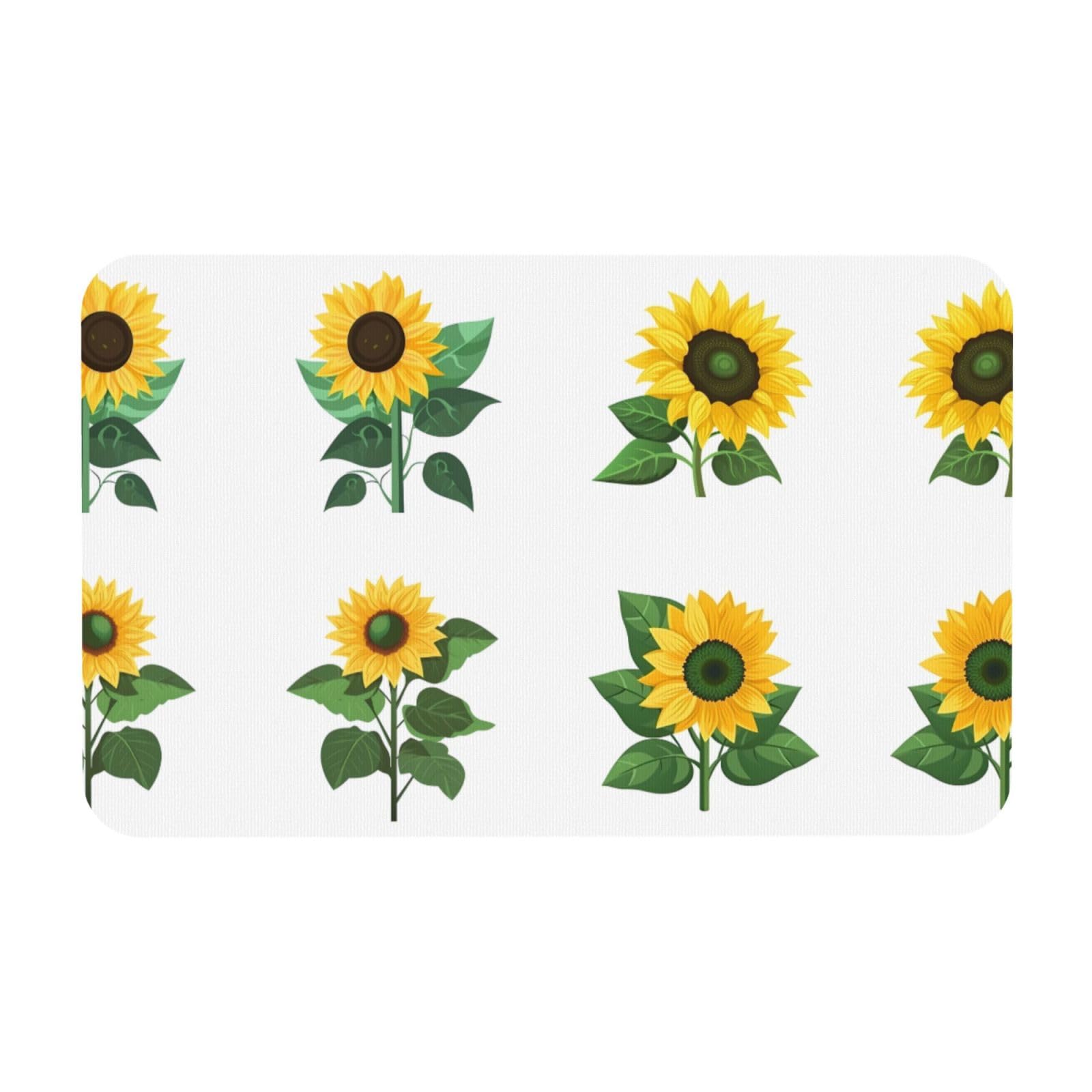 Tapis de bain antidérapant 50 x 80 cm super absorbant motif fleurs