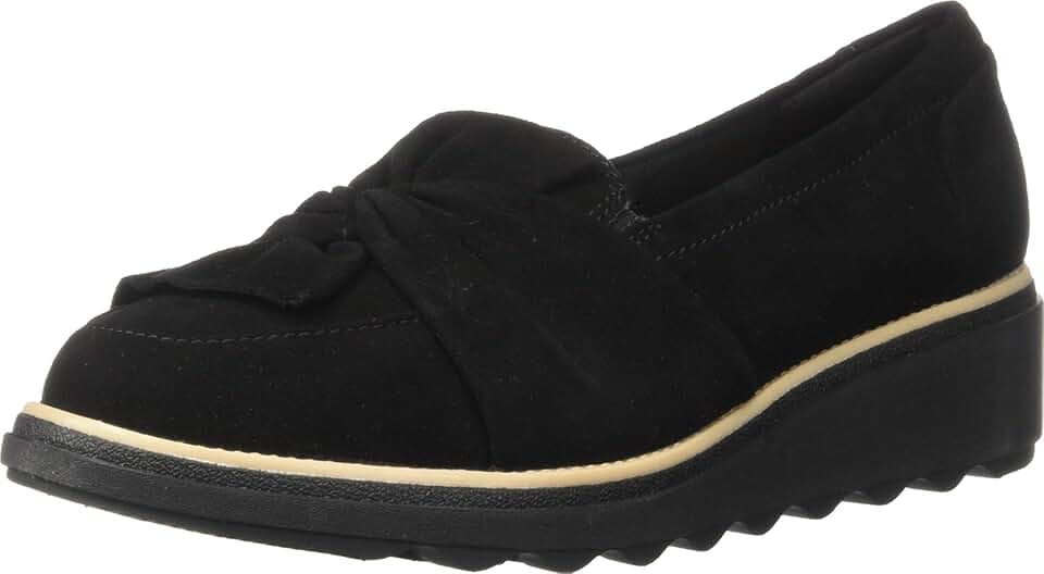 suede black loafers womens