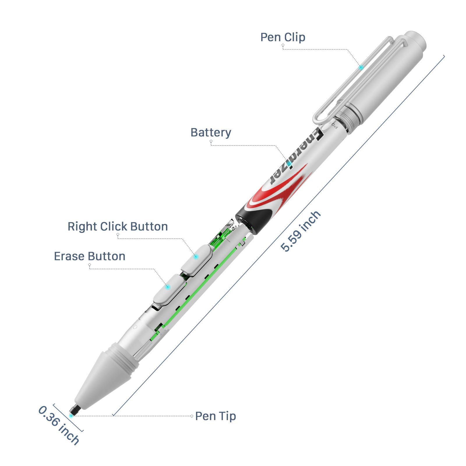 Uogic Pen for Microsoft Surface, [Upgraded] 4096 Pressure Sensitivity