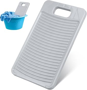 ABOOFAN Laundry Washing Board, Portable Small Washboard, Household Manual Scrub Board for Sink & Basin