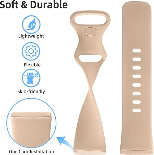 Miniatura 4 de Getino Compatible con Fitbit Sense 2Sense BandsVersa 4Versa 3 bandas para mujeres y hombres, elegante pulsera deportiva para reloj Fitbit SenseSense