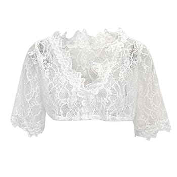 Dirndlbluse Damen Mit Spitze - Elegante Trachtenbluse Für Oktoberfest & Karneval