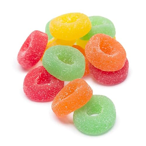 NY SPICE SHOP Gummies Candy - Paquete variado de caramelos de gomita anillo de caramelo mezcla de caramelos de gomita anillos de caramelo varios