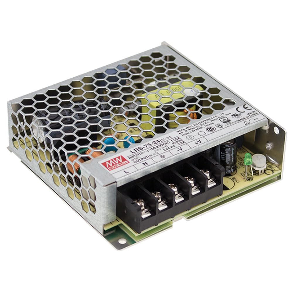 See full amazon price history chart for EST Lights Meanwell Metal Power Supply: LRS-75-24, 75W 24VDC (Golden) EST Lights Meanwell Metal Power Supply: LRS-75-24, 75W 24VDC (Golden) (B07F28TN3L) Amazon Price History, Amazon Price Tracker