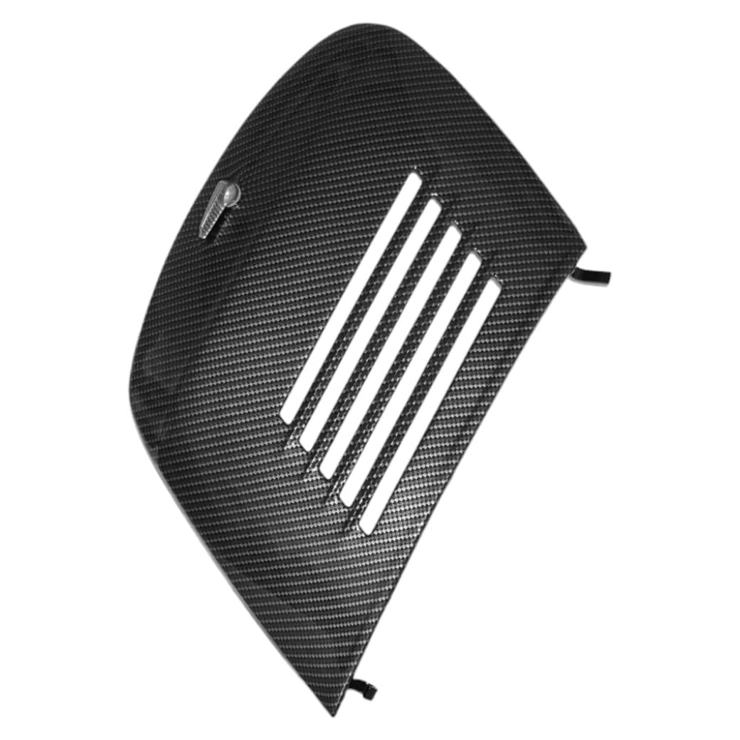 Boita 2.0 Sportello Vano Motore compatibile con Vespa effetto Carbonio Nero Lucido