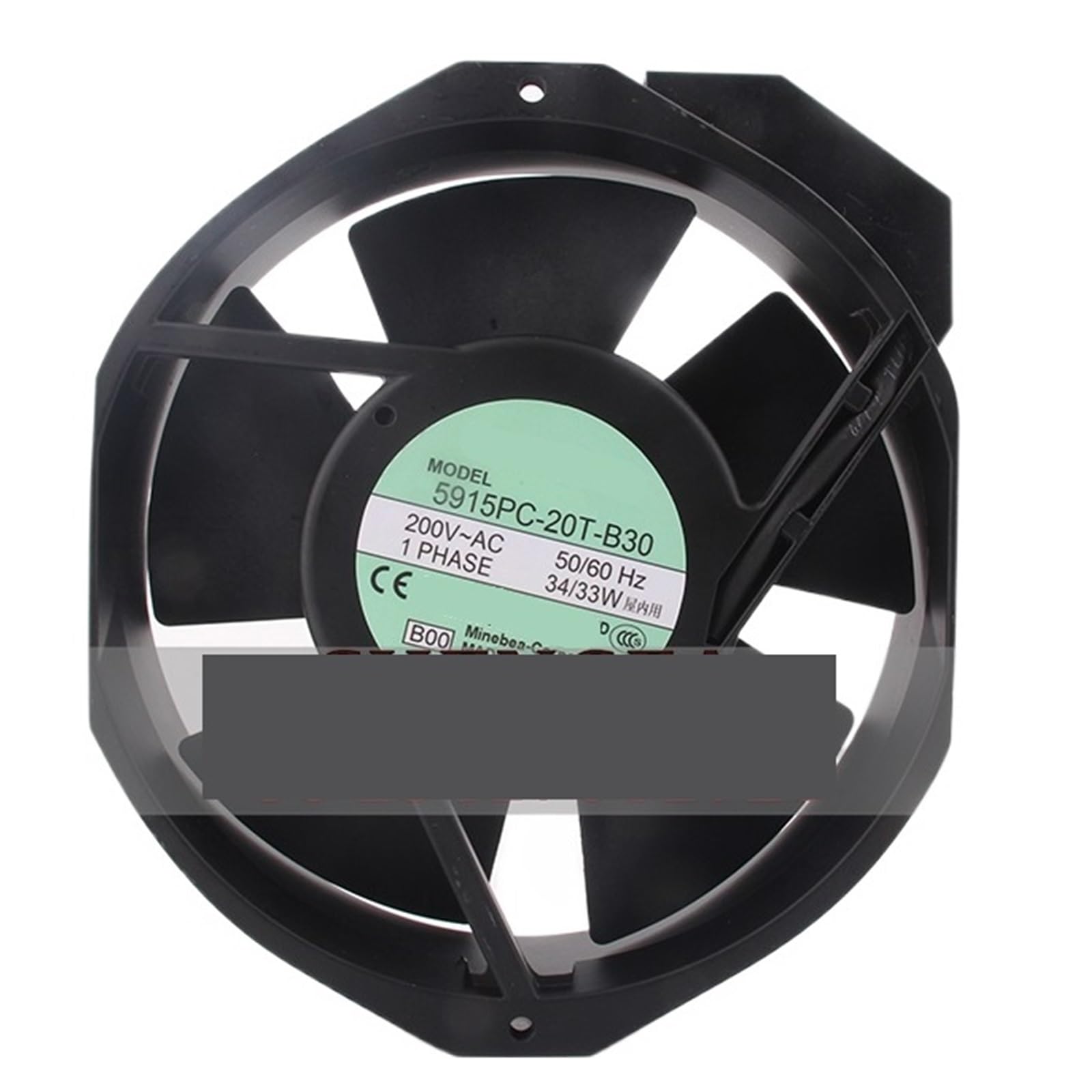 GJEXXPTST 5915PC-20T-B30 AC200V 34/33w 0.21/0.24A Cooling Fan 172X150X38mm 17CM 17238
