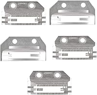Vista 6 de Fdit 5 piezas de dientes de alimentación para máquina de coser en forma de E, dientes finos universales de doble fila para máquina de coser