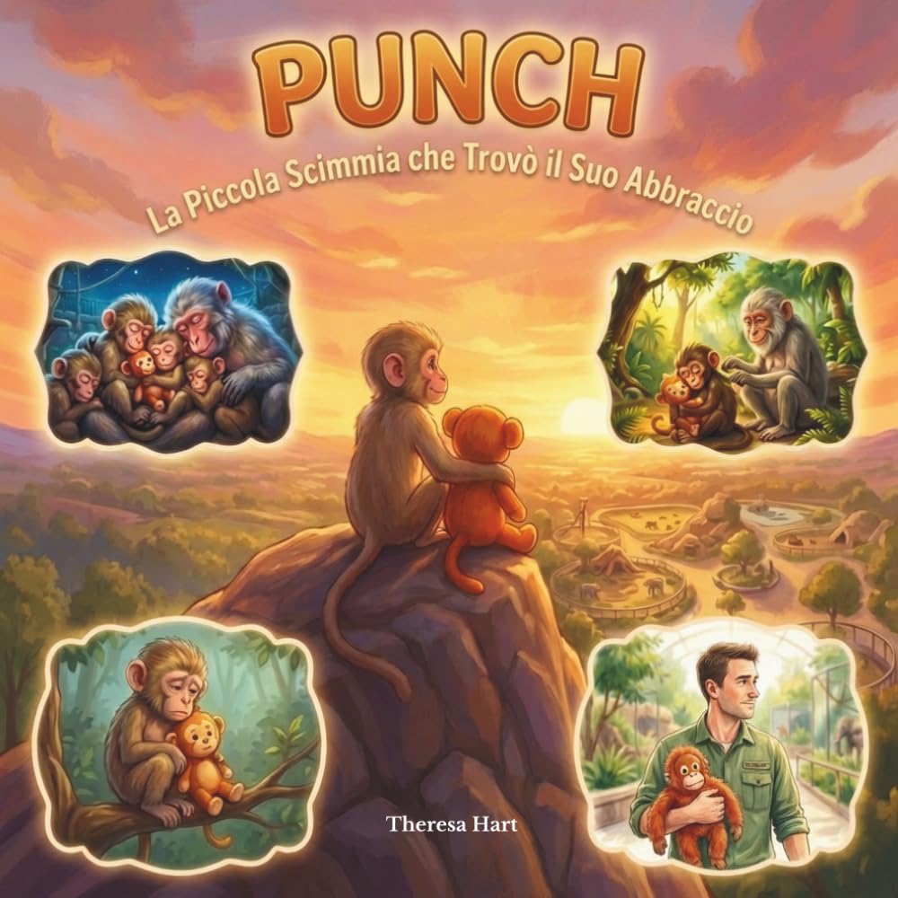 Punch La Piccola Scimmia che Trovò il Suo Abbraccio: Una storia vera di coraggio, conforto e del potere di un abbraccio
