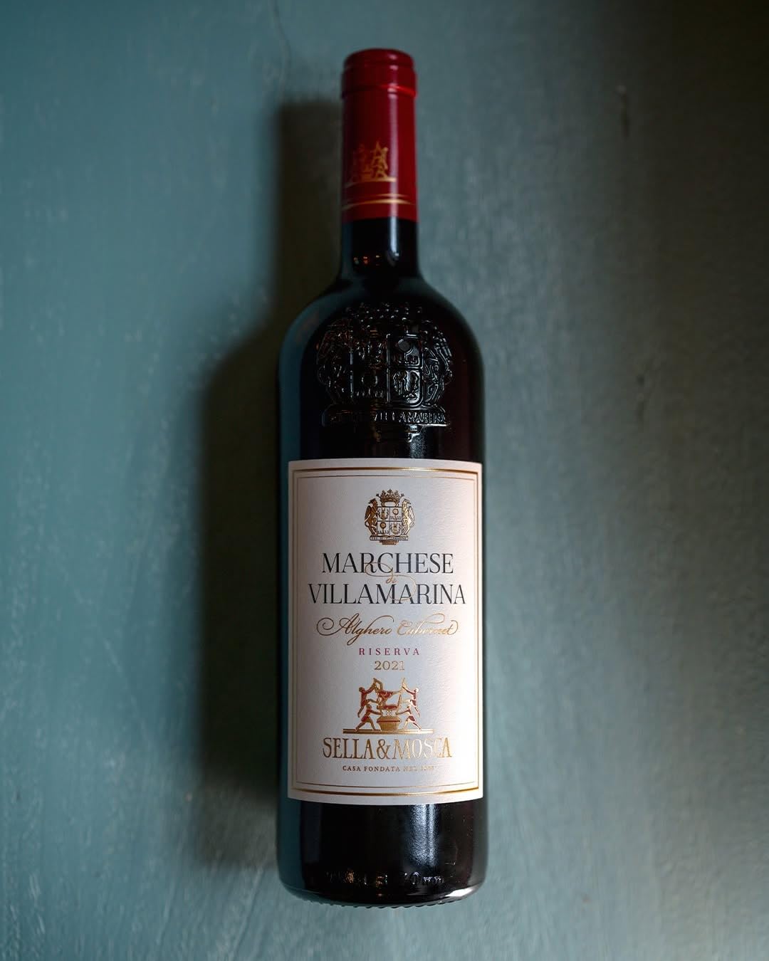 Sella & Mosca Marchese di Villamarina - Vino Rosso Pregiato – 100% Uve Cabernet Sauvignon - 750 ml