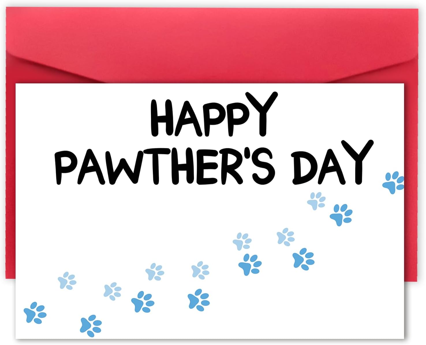 Amazon.com : Esivelo Pawsome Dog Dad Father's Day Card, Cute Fur-Kid ...