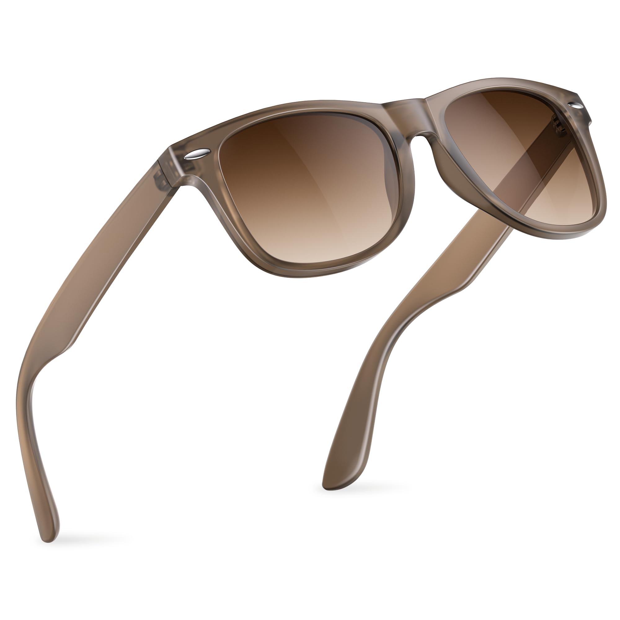 wearPro Sonnenbrille-Herren-Damen-Polarisiert-Rechteckig-Sonnenbrillen Unisex Retro Klassische Vintage Polarisierte Brille UV400 Schutz Classic Sunglasses Eckig für Fahren
