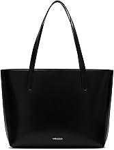 Miraggio Kate Solid Structured Tote Bag for Women |Tote Bags for Women for Office Use, Work | Fits Upto 16" Laptop | Ladies Shoulder Purse