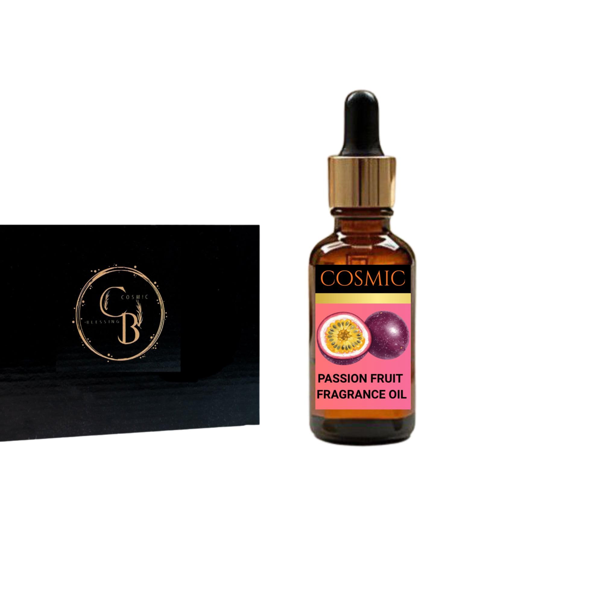 Cosmic Blessing Passion Fruit Fragrance Oil – Aromatic Oil for Candles, Soap Making, Diffusers & DIY Projects | 15 ML