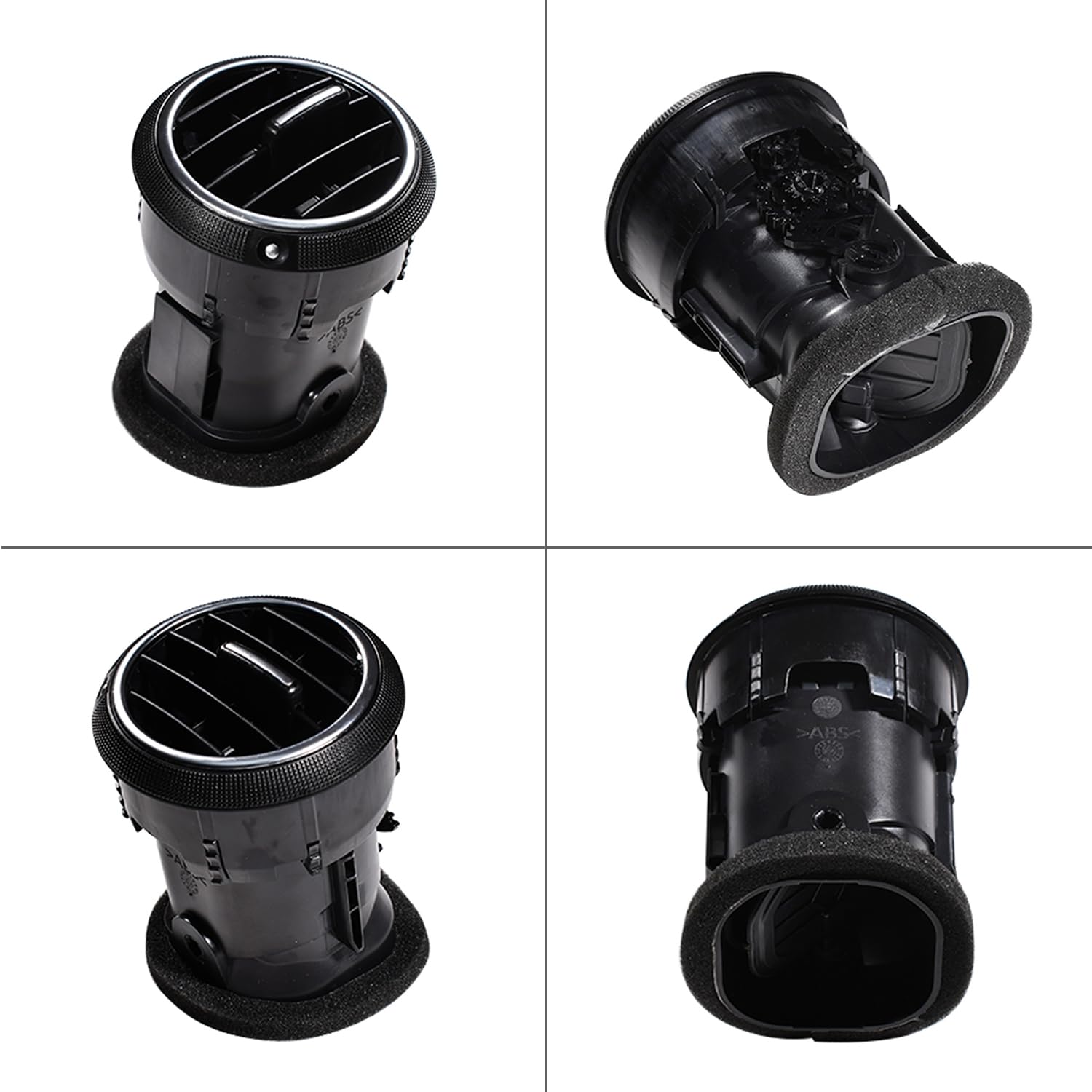 Bocchette di Cruscotto Aria Condizionata Auto Compatibile con Audi A3 S3 8P 2004-2013 8P0820901D 04945004