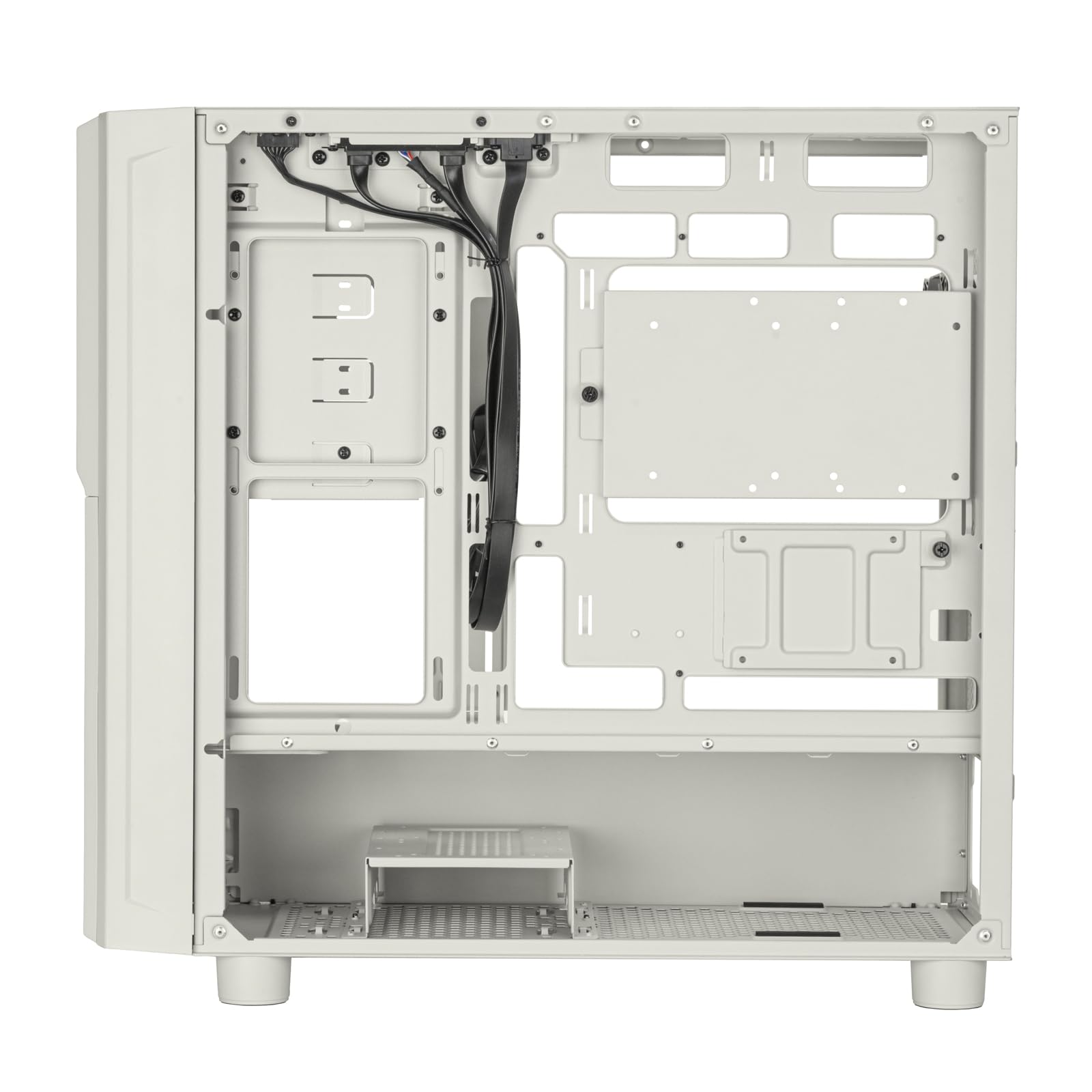 SilverStone FLP03 - Retro-inspiriertes M-ATX Gehäuse mit Unterstützung für vielseitige Speicherlösungen High-End-GPUs und effiziente Kühlung, SST-FLP03W