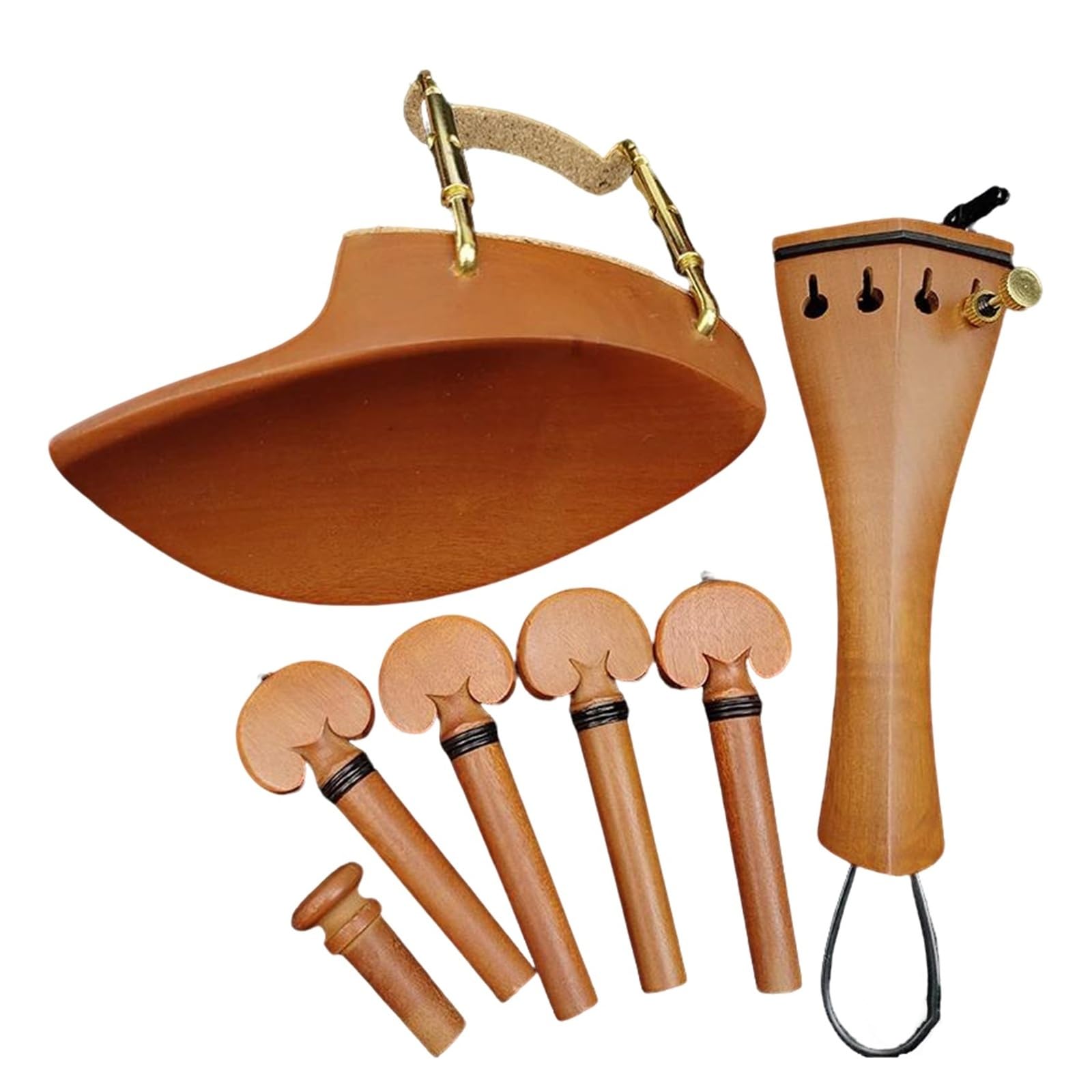 Accessori per violino Il set di accessori per violino include piroli cordiera mentoniera e accordatore
